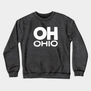 OH Ohio Vintage State Typography Crewneck Sweatshirt